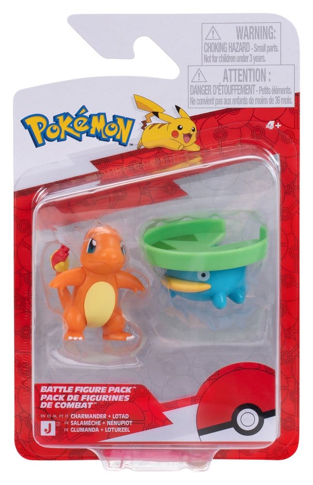Pokémon Battle Figure 2-Pack Lotad & Charmander [7]