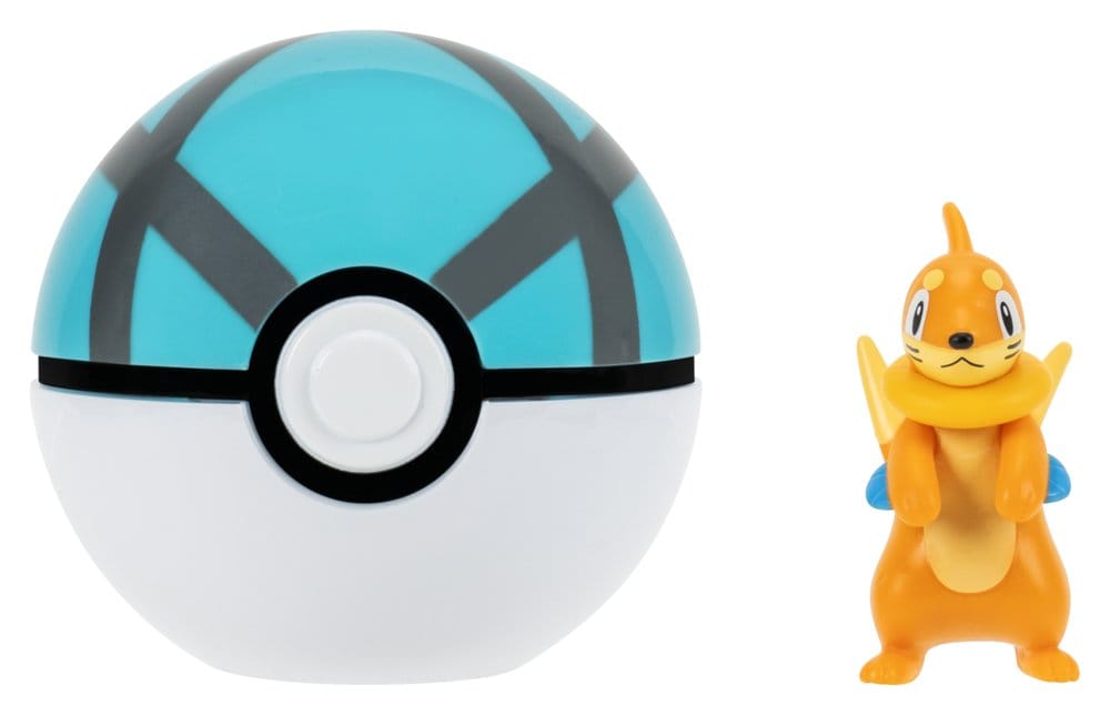 Pokémon Clip 'n' Go Action Figure Buizel & Net Ball [9]