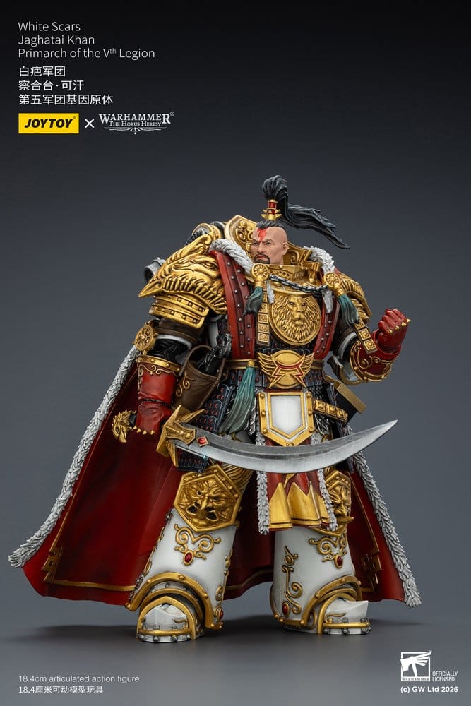 Warhammer The Horus Heresy Action Figure White Scars Jaghatai Khan Primarch of the Vth Legion 19 cm [2]