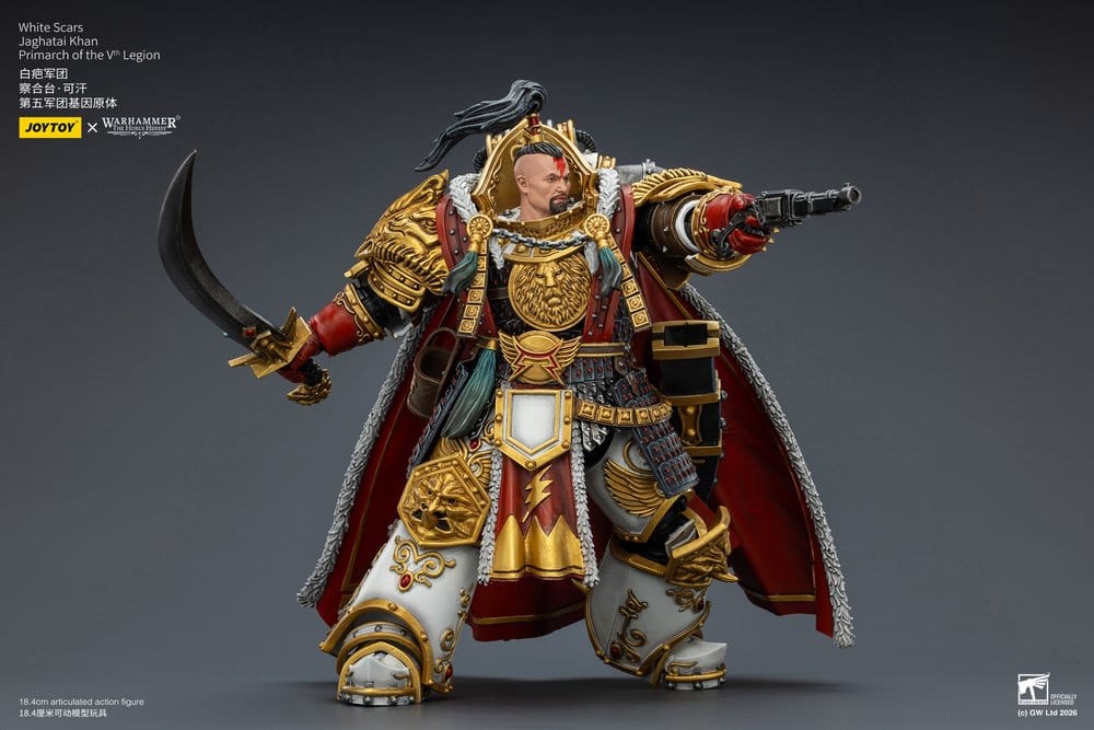 Warhammer The Horus Heresy Action Figure White Scars Jaghatai Khan Primarch of the Vth Legion 19 cm [6]