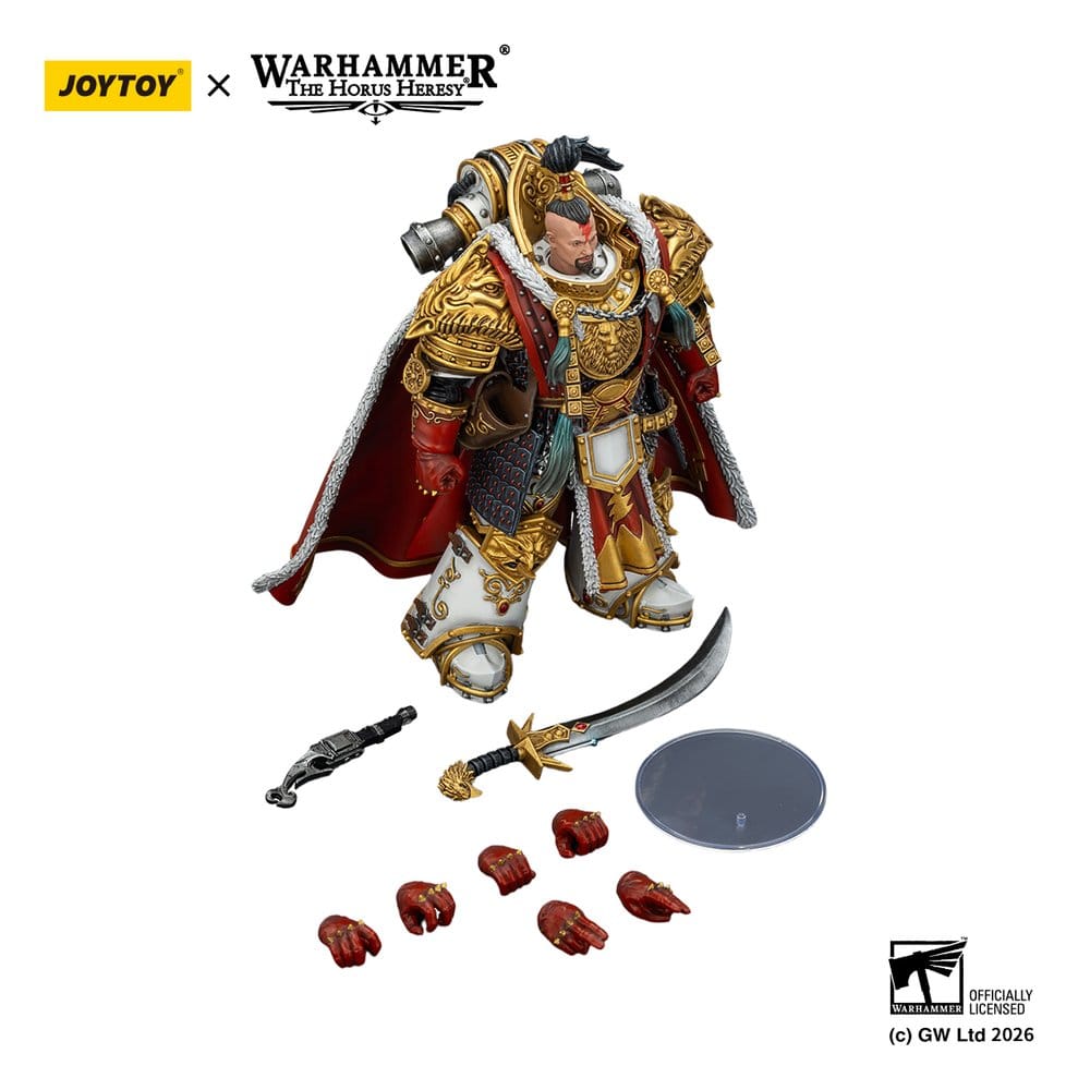 Warhammer The Horus Heresy Action Figure White Scars Jaghatai Khan Primarch of the Vth Legion 19 cm [15]