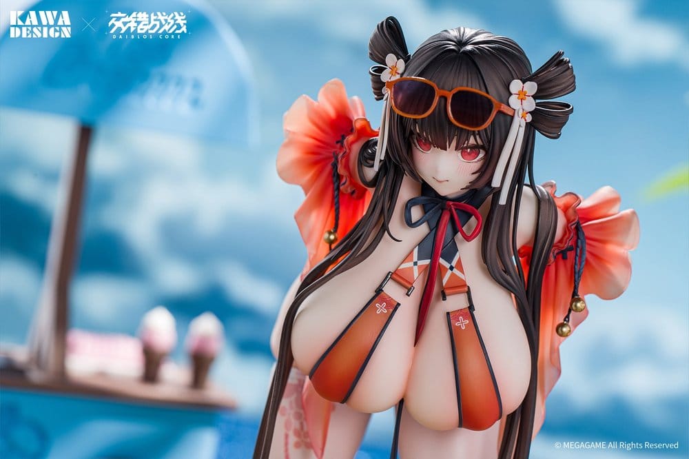 Daiblos Core PVC Figure 1/6 Maree Rouge Rakubai no Utage 25 cm [2]