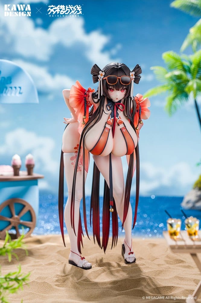 Daiblos Core PVC Figure 1/6 Maree Rouge Rakubai no Utage 25 cm [3]