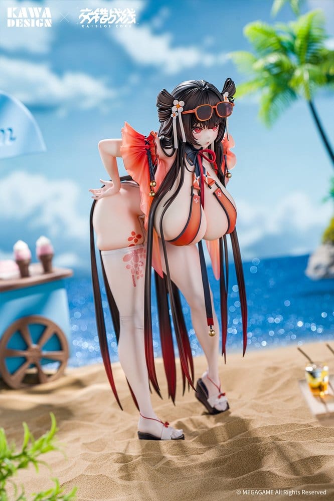 Daiblos Core PVC Figure 1/6 Maree Rouge Rakubai no Utage 25 cm [4]