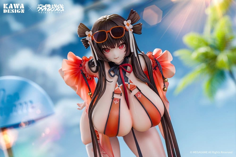 Daiblos Core PVC Figure 1/6 Maree Rouge Rakubai no Utage Wet Ver. 25 cm [1]