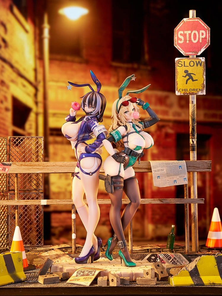 Original Character Figure 1/6 Bunny Cops_02 Illustration by CheLA77 30 cm [8]