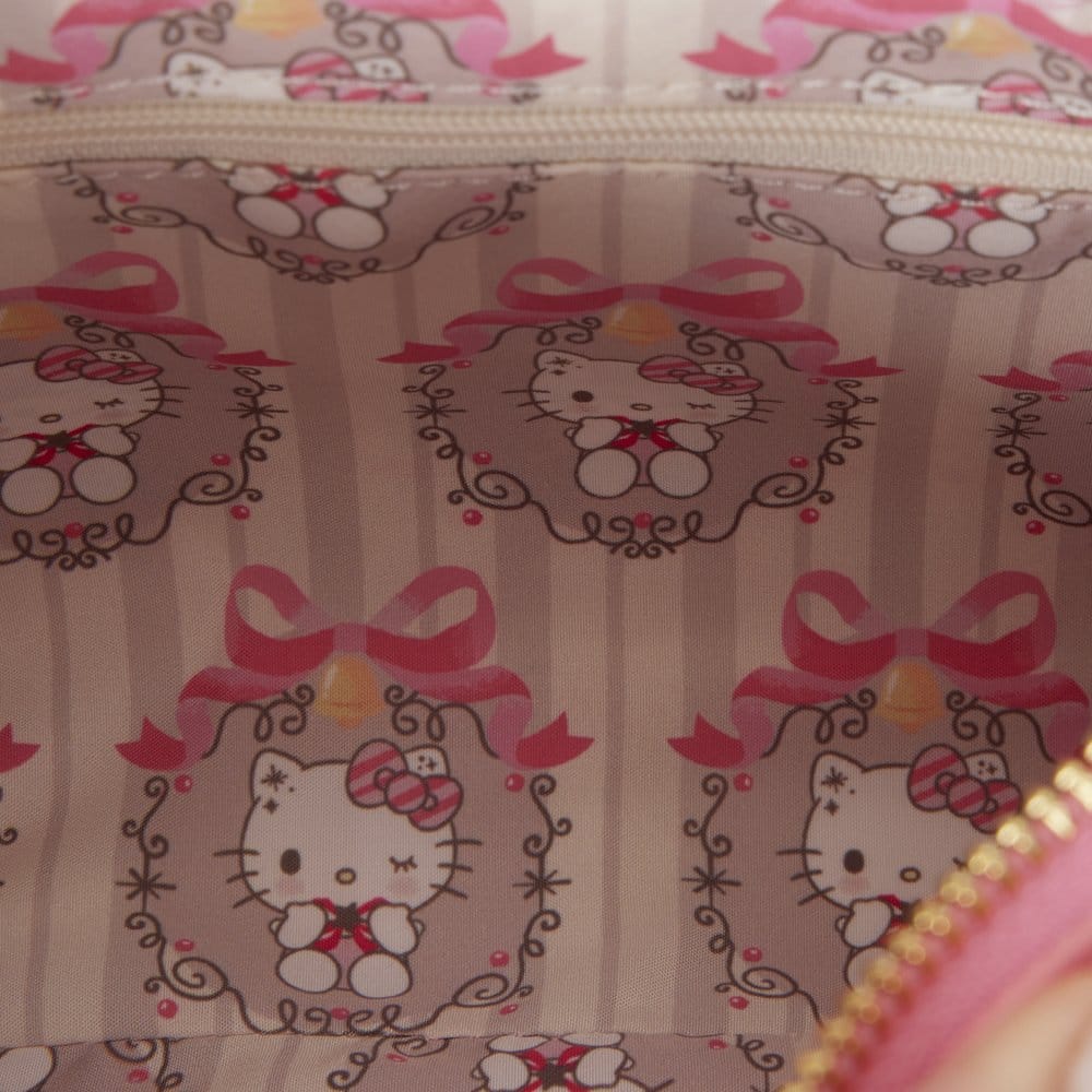 Sanrio by Loungefly Crossbody with Beaded Handle & Bag Charm Hello Kitty Quilted [3]