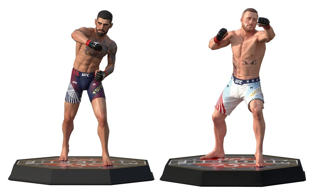 PRECOMENZI - UFC McFarlane's SportsPicks Action Figures 2-Pack Ilia Topuria vs Justin Gaethje (Freedom 250) 18 cm