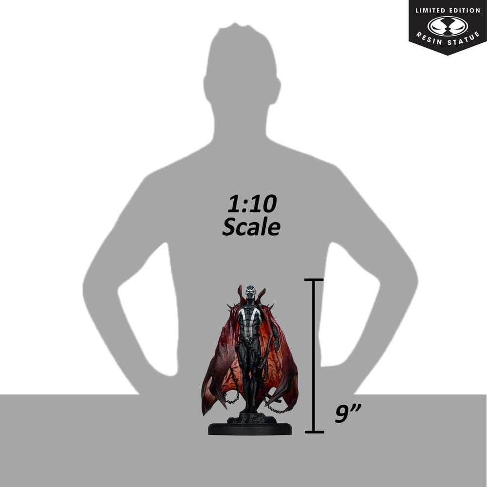 Spawn Black White & Red All Over Statue 1/10 Spawn by Pupeteer Lee 23 cm [10]