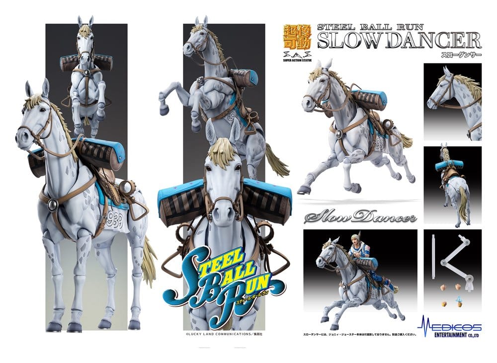 JoJo's Bizarre Adventure Part 7: Steel Ball Run Super Chozokado Action Action Figure Slow Dancer 21 cm [10]