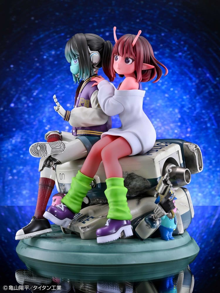Milky Subway The Galactic Limited Express PVC Figures 2-Pack Chiharu & Makina 18 cm [3]