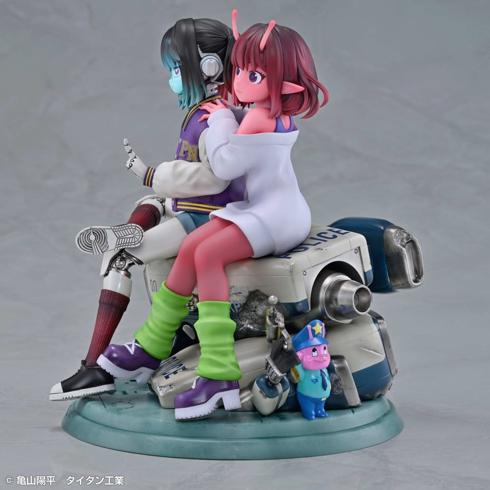 Milky Subway The Galactic Limited Express PVC Figures 2-Pack Chiharu & Makina 18 cm [5]