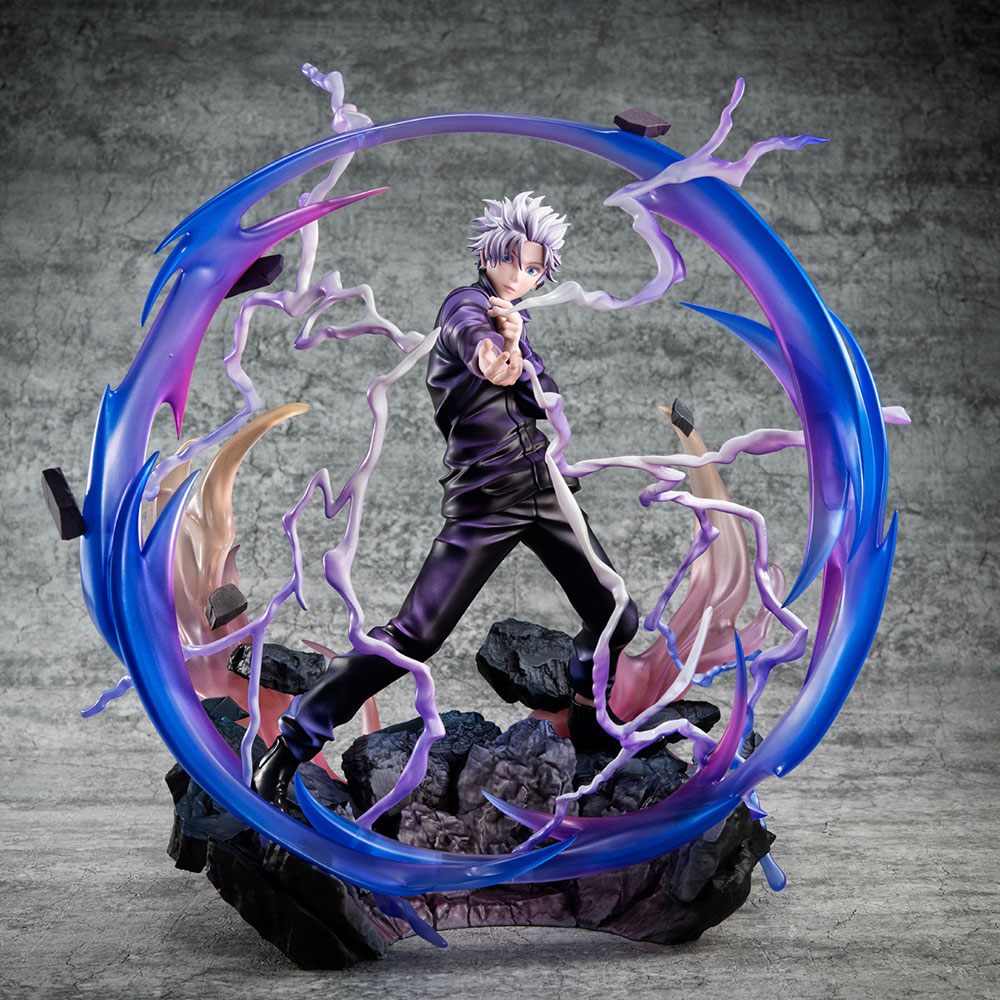 PRECOMENZI - Jujutsu Kaisen DX PVC Statue Satoru Gojo Kyoshiki Murasaki Ver. 26 cm