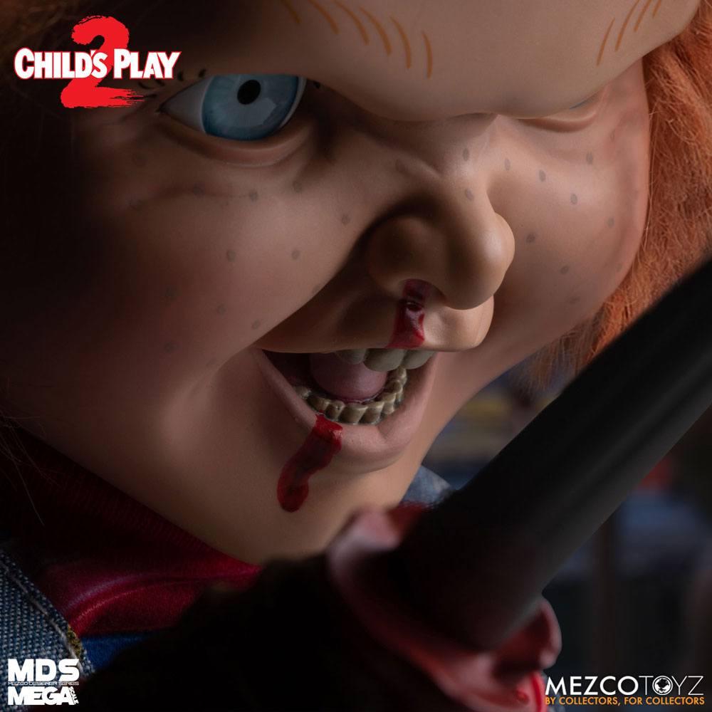 PRECOMENZI - Child's Play 2 Designer Series Talking Menacing Chucky 38 cm