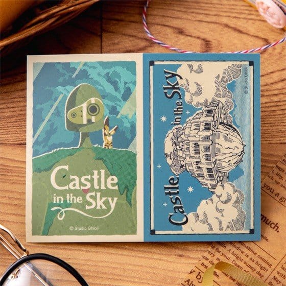 PRECOMENZI - Castle in the Sky Sticker Robot & Castle Laputa Retro