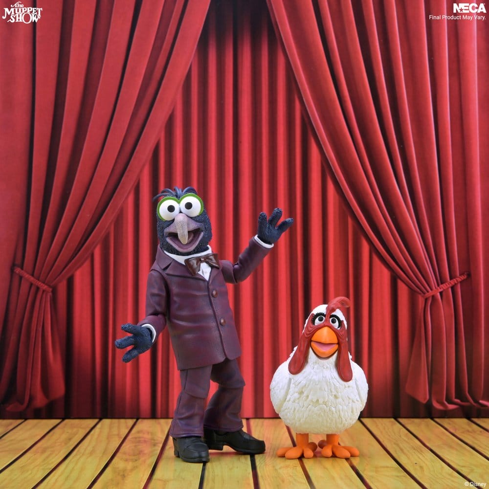 PRECOMENZI - The Muppets Ultimate Action Figure Gonzo with Camilla 18 cm