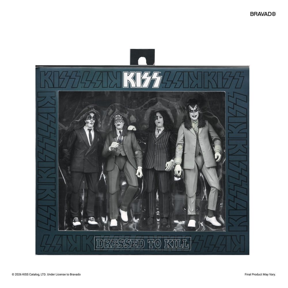 Jucarii - KISS Action Figures 4-Pack Dressed to Kill Album Cover 18 cm