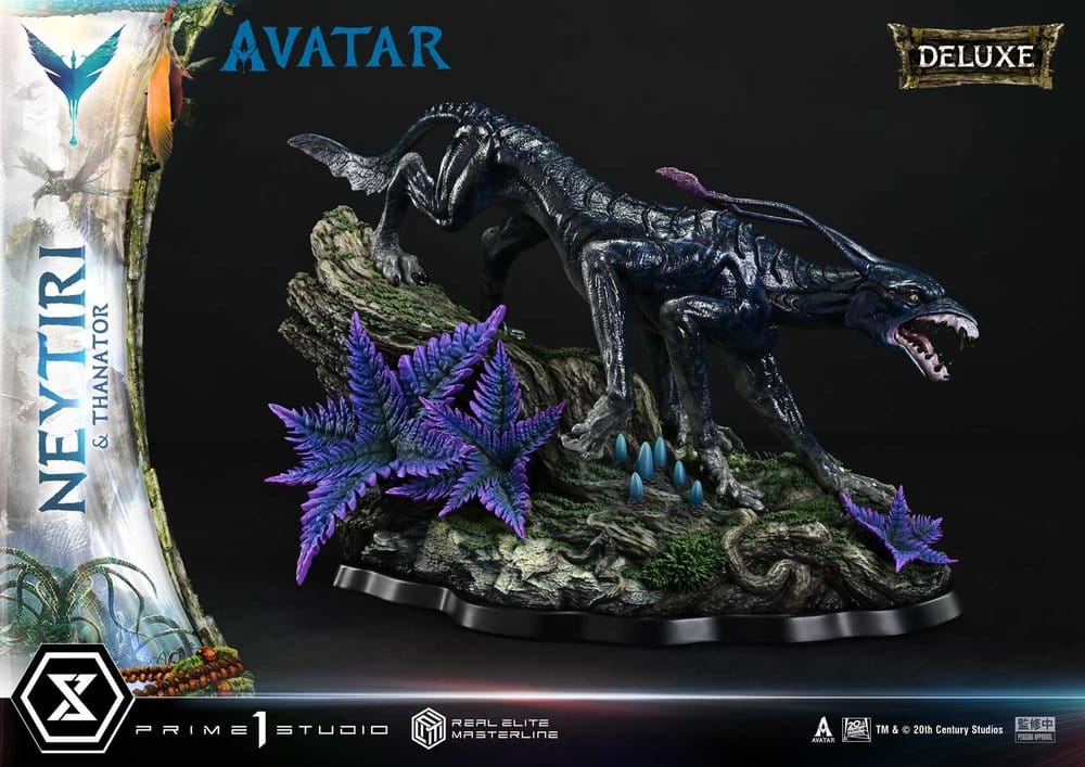 Avatar (Film) Real Elite Masterline Series Statue 1/4 Neytiri & Thanator Deluxe Version 75 cm [2]