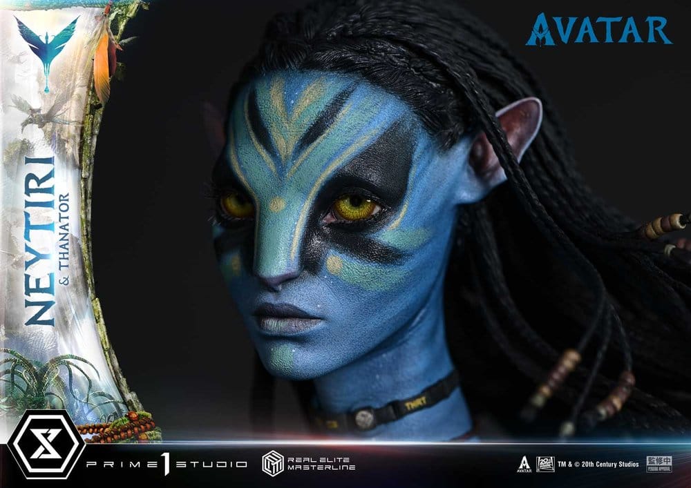 Avatar (Film) Real Elite Masterline Series Statue 1/4 Neytiri & Thanator Deluxe Version 75 cm [18]