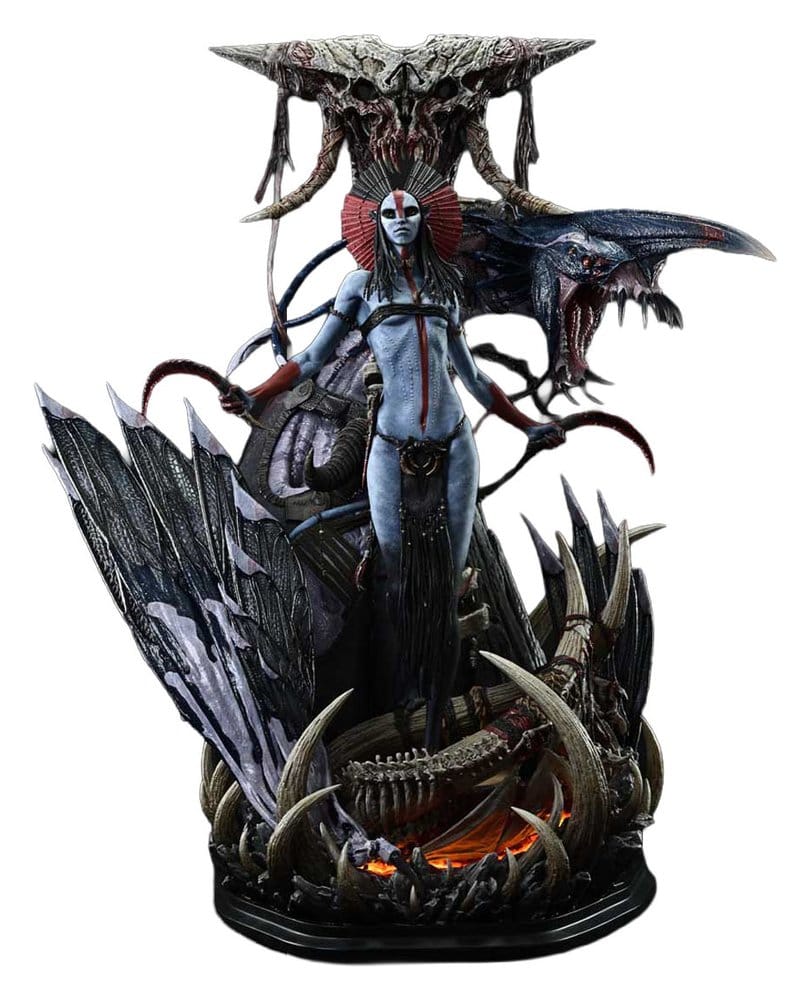 PRECOMENZI - Avatar: Fire and Ash (Film) Real Elite Masterline Series Statue 1/4 Varang & Nightwraith Avatar Legacy Collection Bonus Version 96 cm