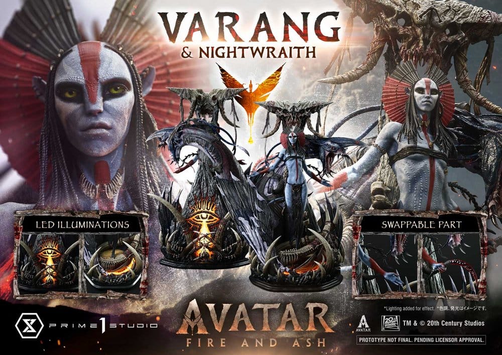 Avatar: Fire and Ash (Film) Real Elite Masterline Series Statue 1/4 Varang & Nightwraith Avatar Legacy Collection Bonus Version 96 cm [4]