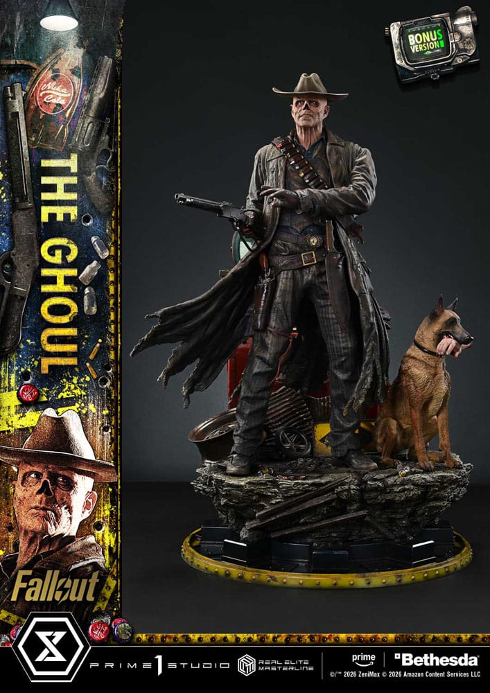 Fallout (TV Series) Real Elite Masterline Series Statue 1/4 The Ghoul DX Bonus Version 64 cm [7]