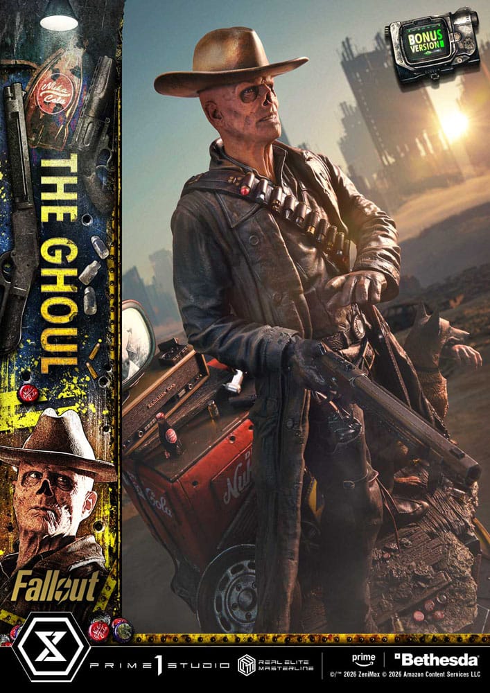 Fallout (TV Series) Real Elite Masterline Series Statue 1/4 The Ghoul DX Bonus Version 64 cm [11]