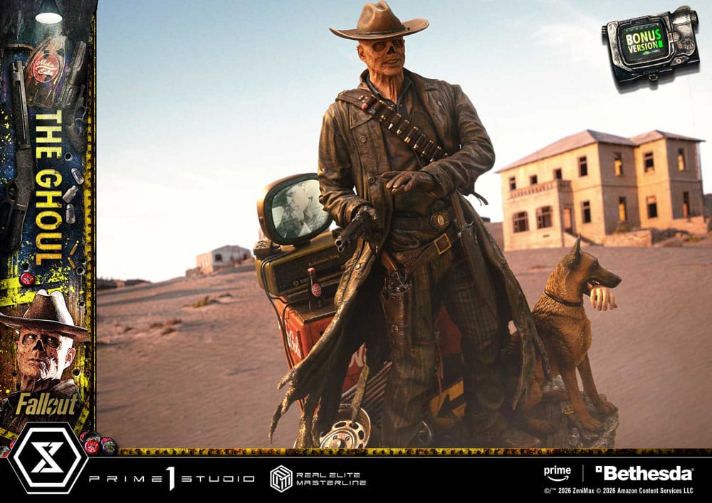 Fallout (TV Series) Real Elite Masterline Series Statue 1/4 The Ghoul DX Bonus Version 64 cm [16]