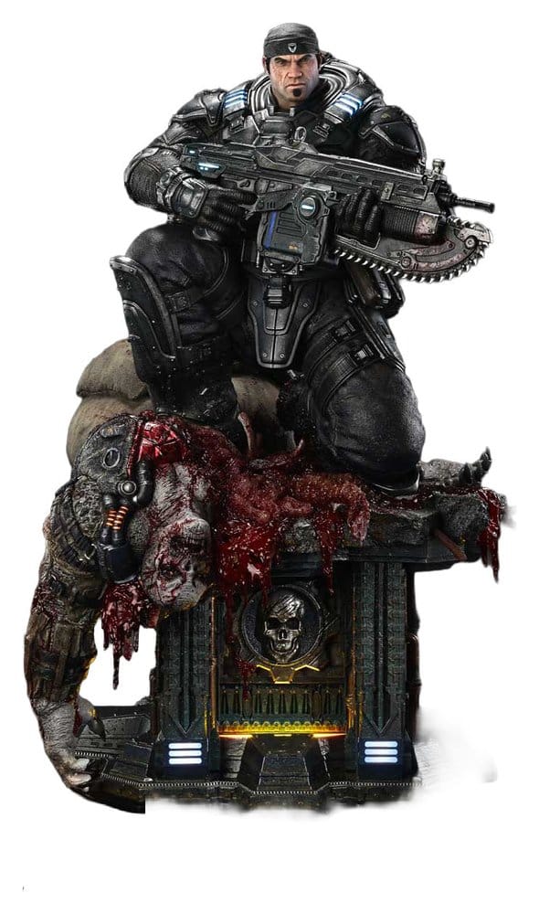 PRECOMENZI - Gears of War: Reloaded Real Elite Masterline Series Statue 1/3 Marcus Fenix Ultimate Version 97 cm