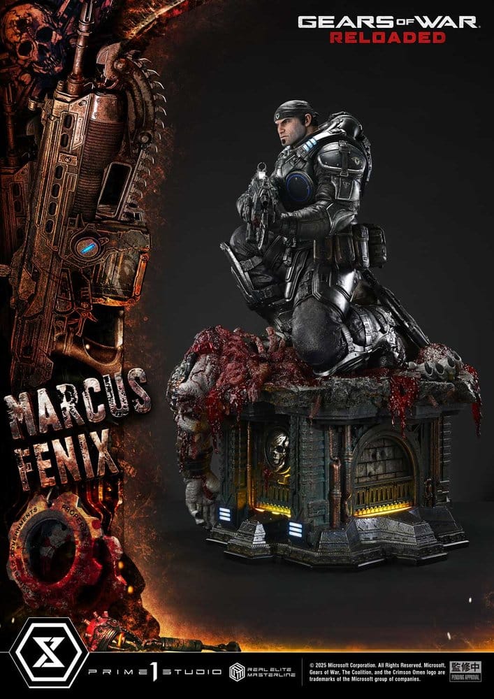 Gears of War: Reloaded Real Elite Masterline Series Statue 1/3 Marcus Fenix Ultimate Version 97 cm [7]