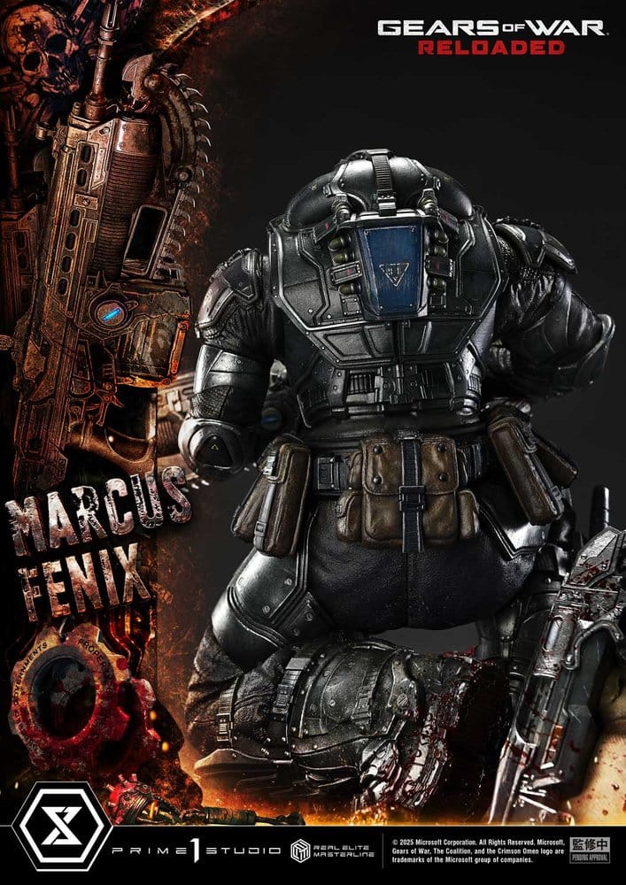 Gears of War: Reloaded Real Elite Masterline Series Statue 1/3 Marcus Fenix Ultimate Version 97 cm [11]
