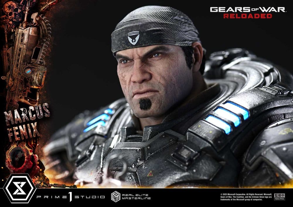 Gears of War: Reloaded Real Elite Masterline Series Statue 1/3 Marcus Fenix Ultimate Version 97 cm [13]