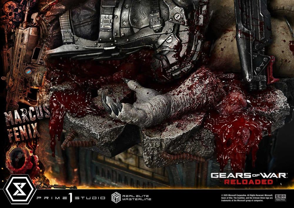 Gears of War: Reloaded Real Elite Masterline Series Statue 1/3 Marcus Fenix Ultimate Version 97 cm [17]