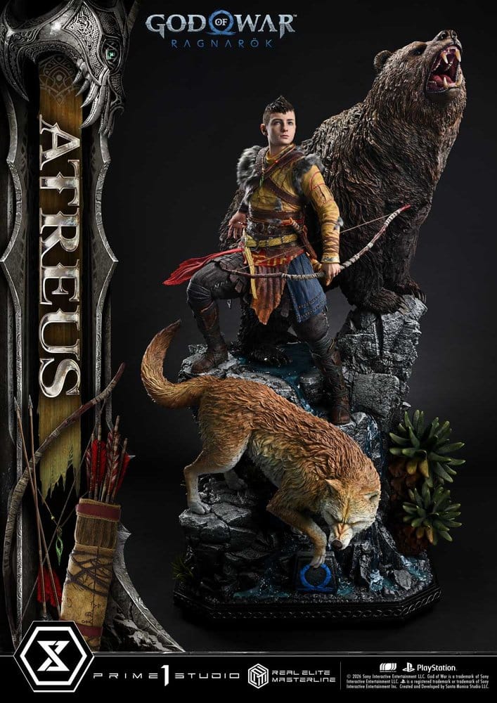 God of War: Ragnarok Real Elite Masterline Statue 1/3 Atreus 96 cm [3]