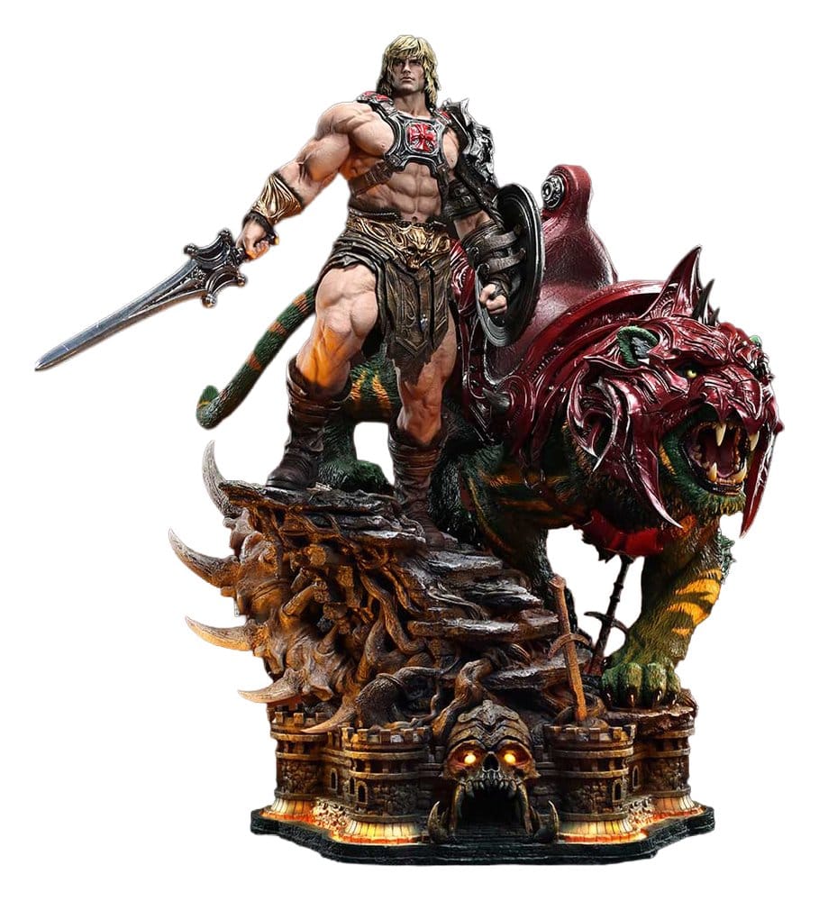 Masters of the Universe Real Elite Masterline Series Statue 1/4 He-Man & Battle Cat 86 cm [0]