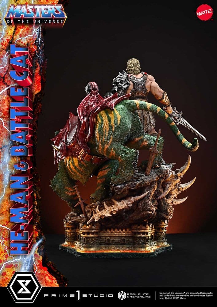Masters of the Universe Real Elite Masterline Series Statue 1/4 He-Man & Battle Cat 86 cm [3]