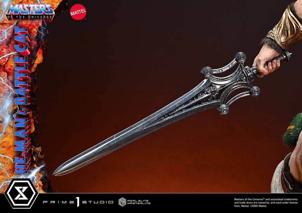 Masters of the Universe Real Elite Masterline Series Statue 1/4 He-Man & Battle Cat 86 cm [6]