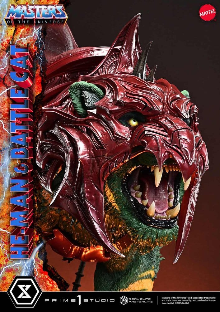 Masters of the Universe Real Elite Masterline Series Statue 1/4 He-Man & Battle Cat 86 cm [9]