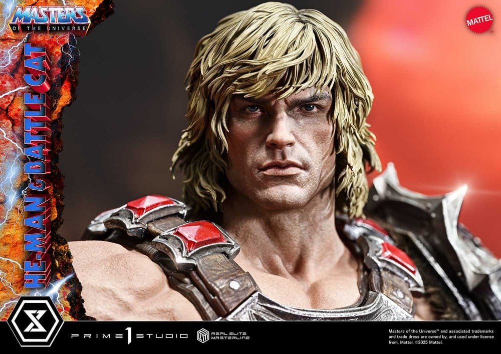 Masters of the Universe Real Elite Masterline Series Statue 1/4 He-Man & Battle Cat 86 cm [12]