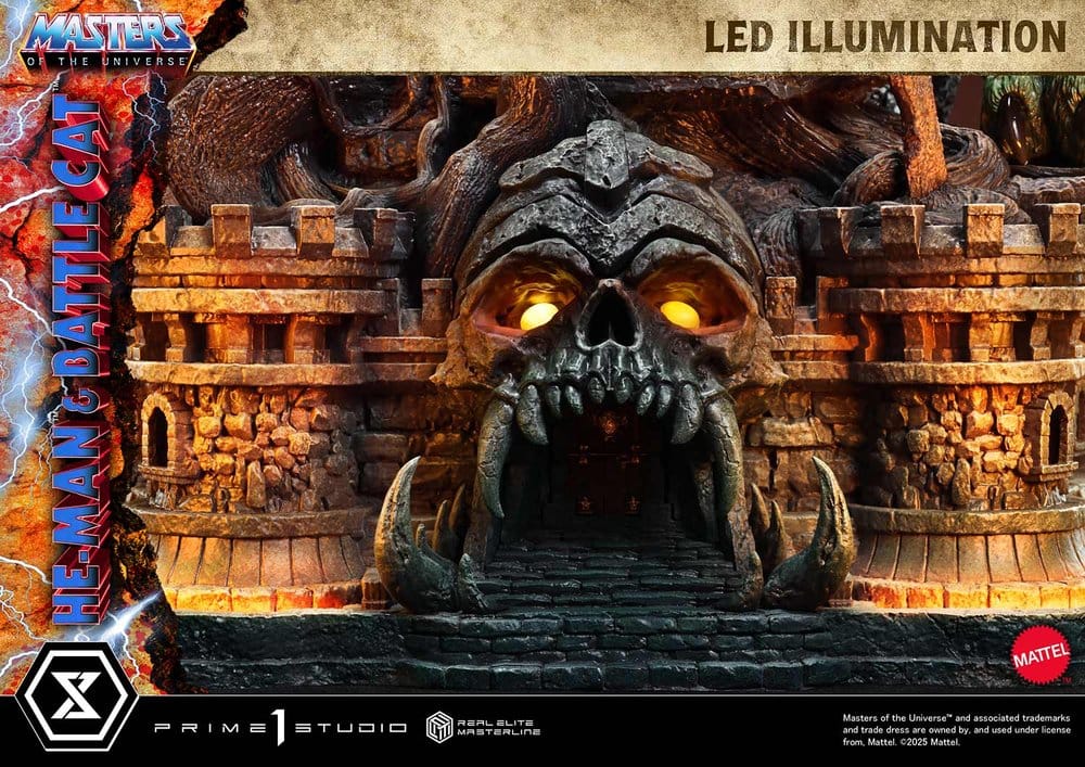 Masters of the Universe Real Elite Masterline Series Statue 1/4 He-Man & Battle Cat Ultimate Version 86 cm [6]