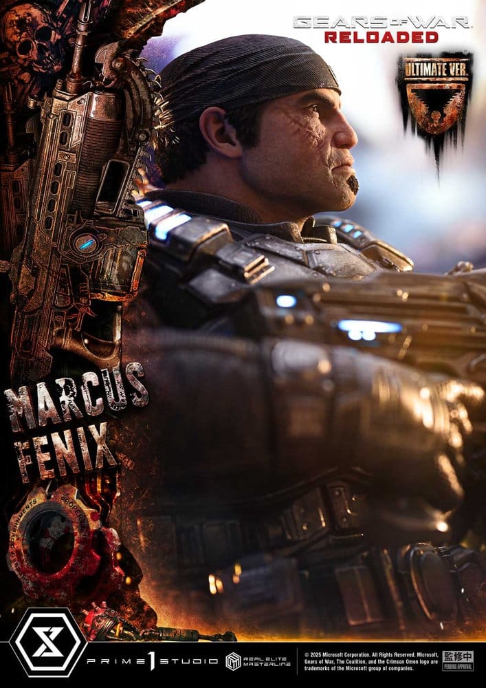 Gears of War: Reloaded Real Elite Masterline Series Statue 1/3 Marcus Fenix Ultimate Version 97 cm [14]