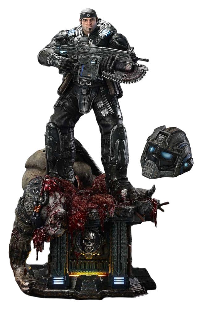 PRECOMENZI - Gears of War: Reloaded Real Elite Masterline Series Statue 1/3 Marcus Fenix Ultimate Bonus Version 97 cm