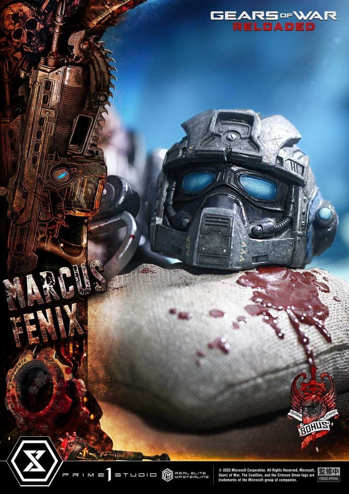 Gears of War: Reloaded Real Elite Masterline Series Statue 1/3 Marcus Fenix Ultimate Bonus Version 97 cm [4]