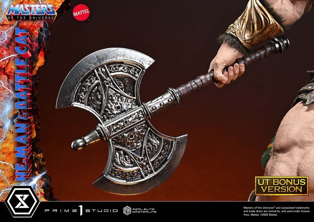 Masters of the Universe Real Elite Masterline Series Statue 1/4 He-Man & Battle Cat Ultimate Bonus Version 86 cm [13]