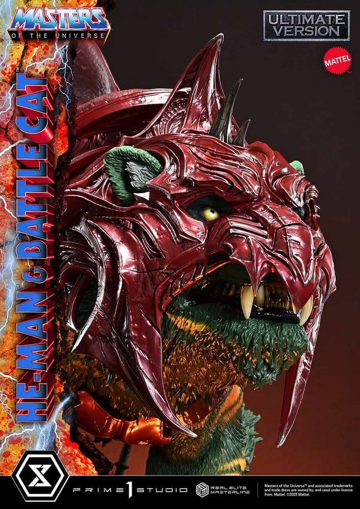 Masters of the Universe Real Elite Masterline Series Statue 1/4 He-Man & Battle Cat Ultimate Bonus Version 86 cm [14]
