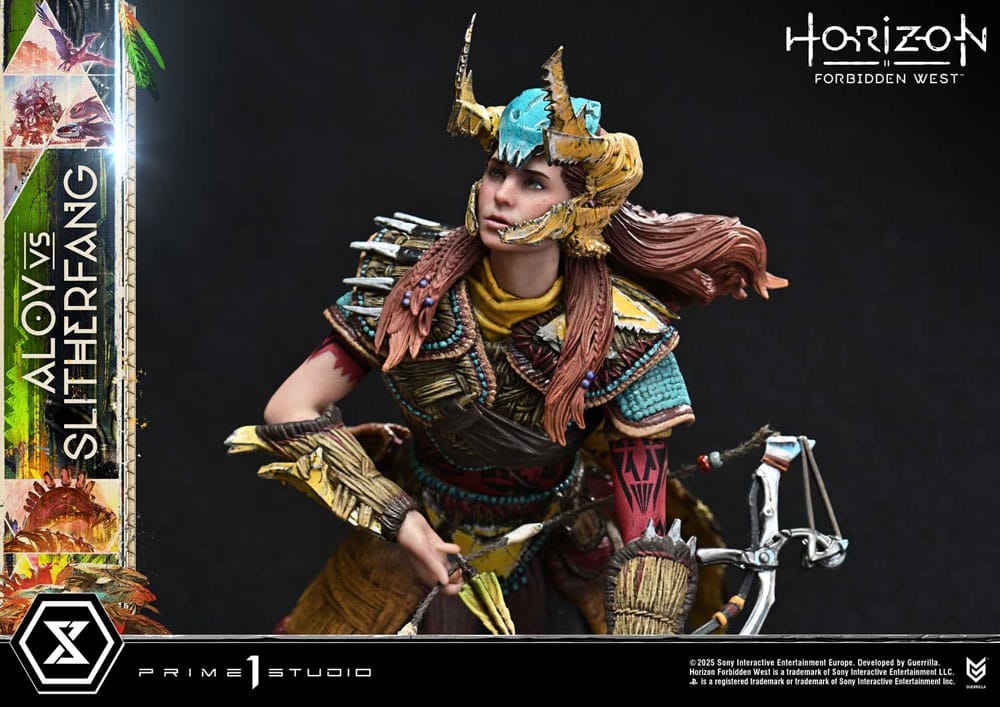 Horizon Forbidden West Ultimate Diorama Masterline Series Statue Aloy vs. The Slitherfang 82 cm [13]