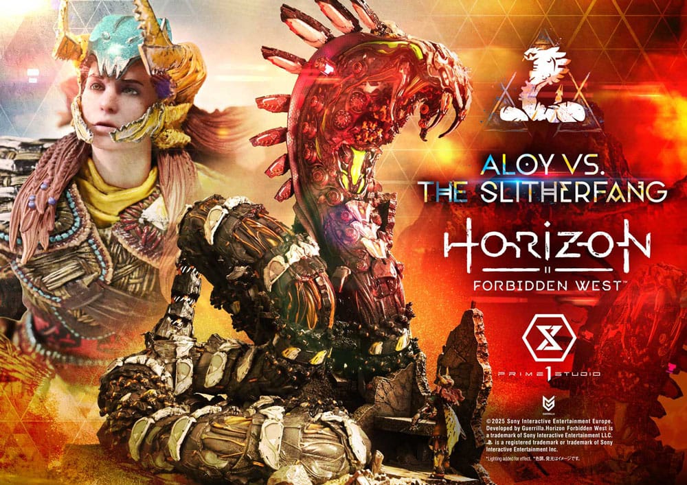 Horizon Forbidden West Ultimate Diorama Masterline Series Statue Aloy vs. The Slitherfang Bonus Version 82 cm [1]