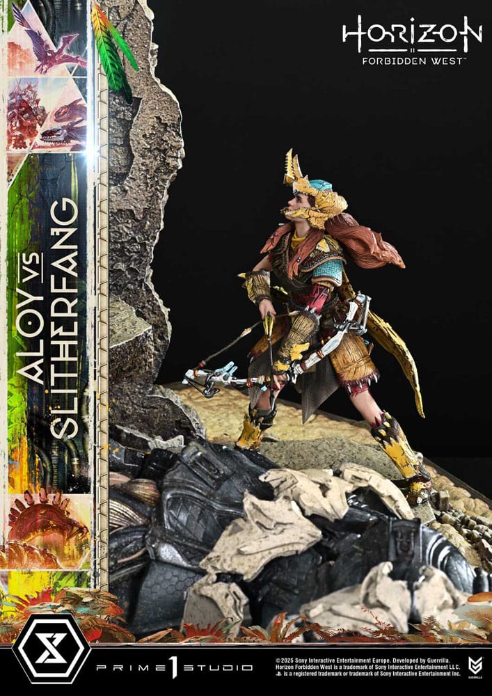 Horizon Forbidden West Ultimate Diorama Masterline Series Statue Aloy vs. The Slitherfang Bonus Version 82 cm [4]