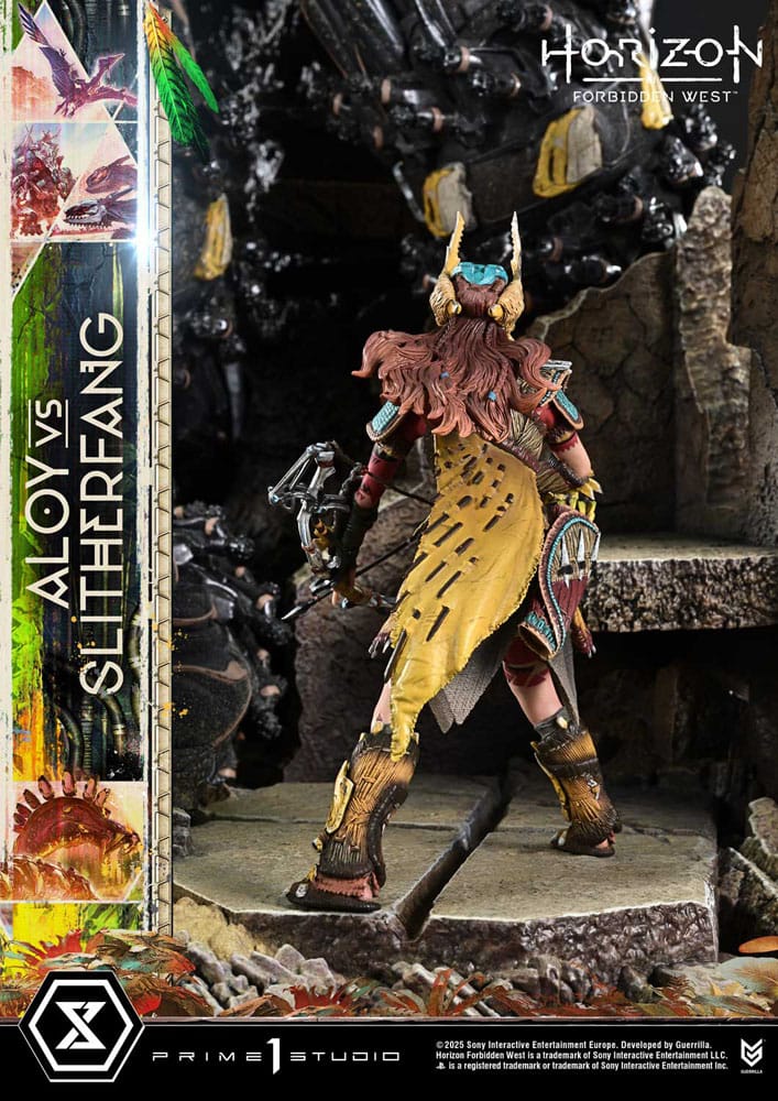Horizon Forbidden West Ultimate Diorama Masterline Series Statue Aloy vs. The Slitherfang Bonus Version 82 cm [5]