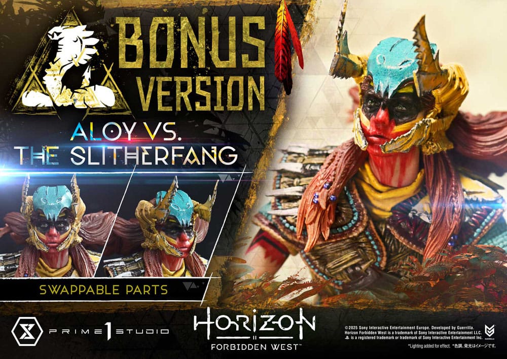 Horizon Forbidden West Ultimate Diorama Masterline Series Statue Aloy vs. The Slitherfang Bonus Version 82 cm [6]